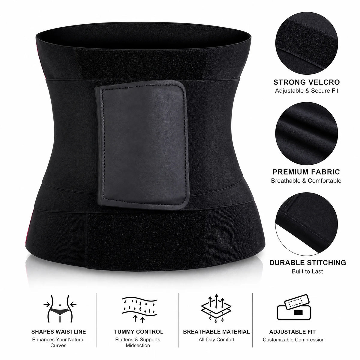 WaistSnatch™ — Adjustable Wrap Waist Trainer